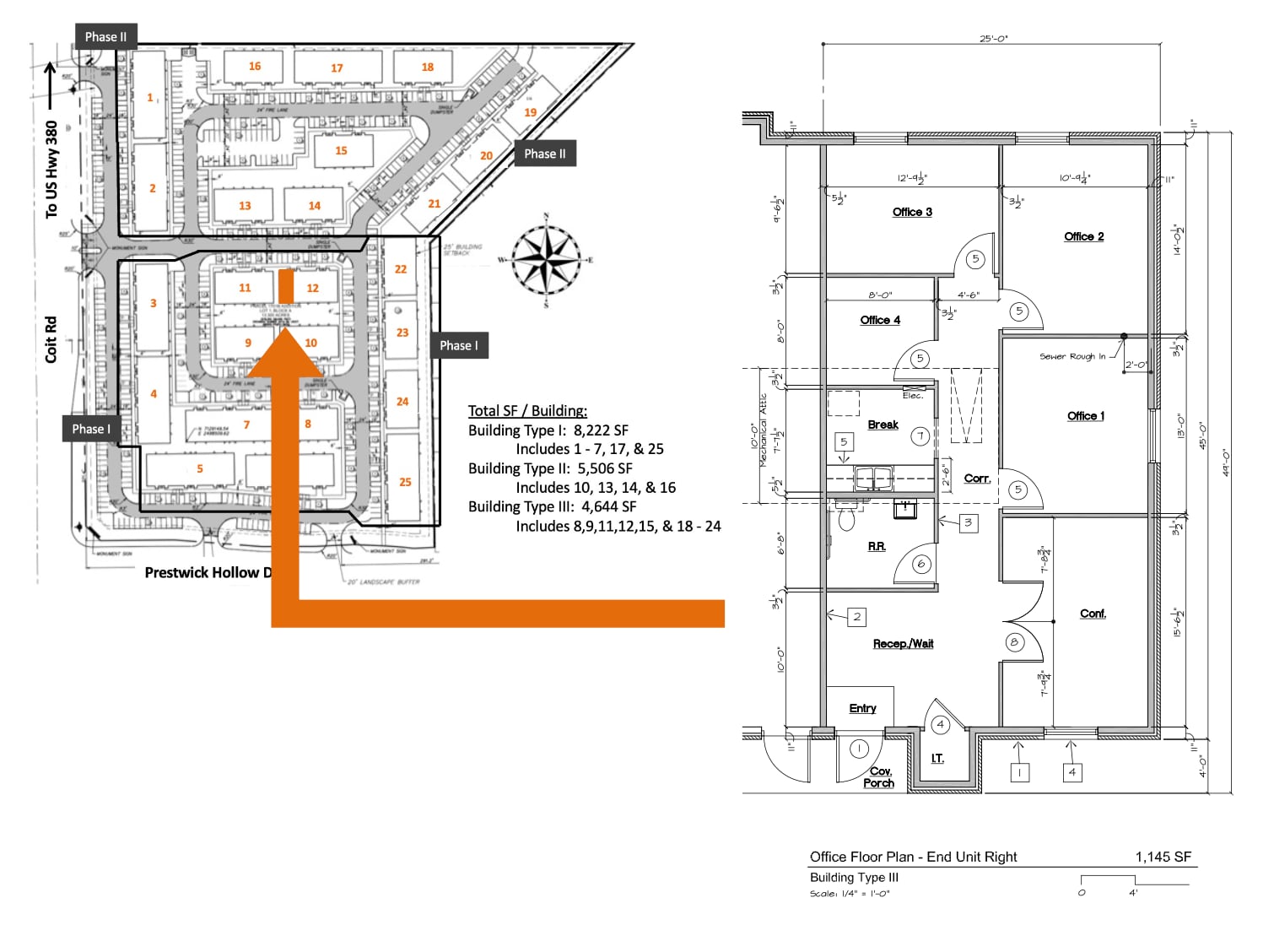 1400 N Coit Rd, McKinney, TX à louer Plan d’étage– Image 1 sur 1