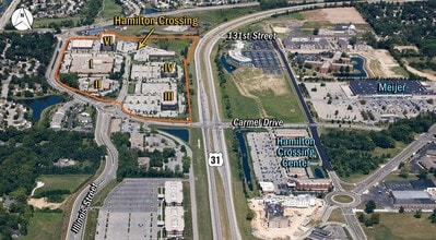 13085 Hamilton Crossing Blvd, Carmel, IN - VUE AÉRIENNE vue de carte