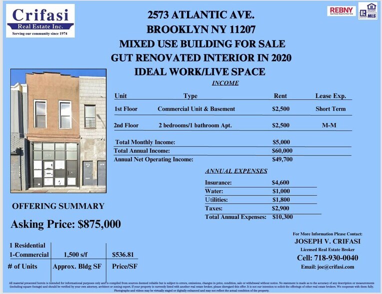 2573 Atlantic Ave, Brooklyn, NY à vendre - Photo de l’immeuble – Image 2 sur 12
