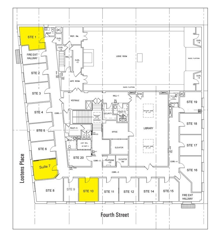 888 4th St, San Rafael, CA à louer Plan d’étage– Image 1 sur 1