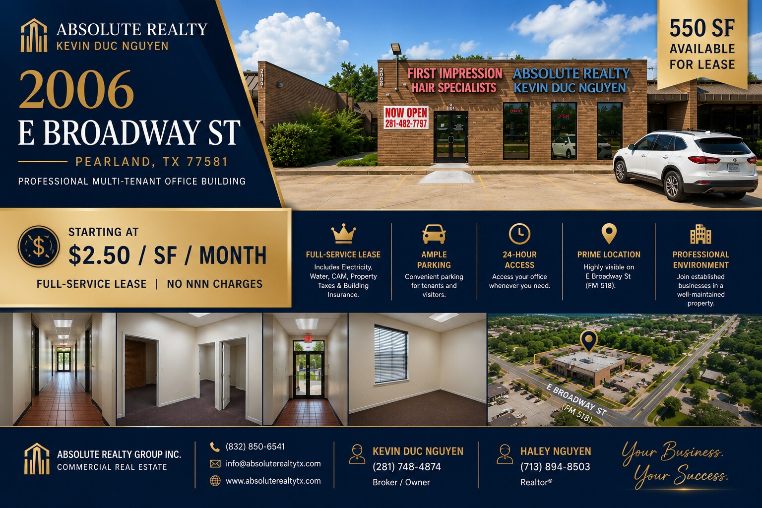 2006 Broadway St, Pearland, TX à louer Photo de l’immeuble– Image 1 sur 11
