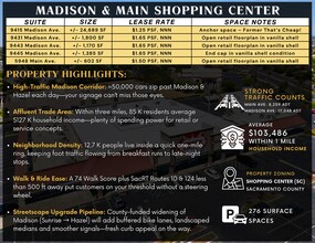9407-9417 Madison Ave, Orangevale, CA à louer Photo intérieure– Image 2 sur 3