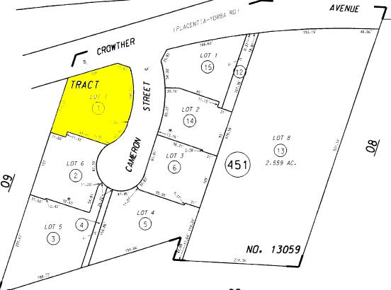 511 Cameron St, Placentia, CA à louer - Plan cadastral – Image 2 sur 4