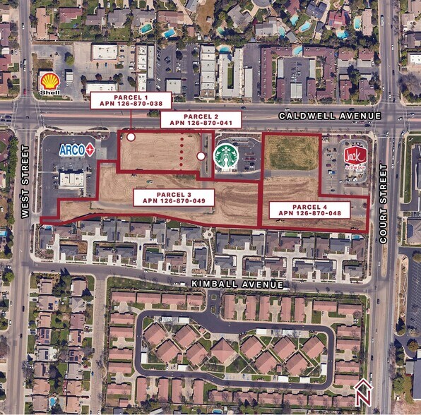 West Caldwell Avenue, Visalia, CA à vendre - Photo de l’immeuble – Image 2 sur 2