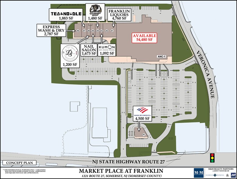 State Highway 27, Somerset, NJ à louer - Plan de site – Image 2 sur 11