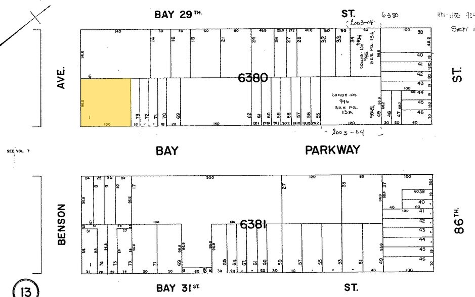8678 Bay Pky, Brooklyn, NY à vendre - Plan cadastral – Image 2 sur 6