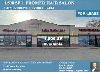 Plus de détails pour 7342 Mentor Ave, Mentor, OH - Local commercial à louer