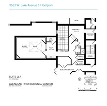 3633 W Lake Ave, Glenview, IL à louer Plan d’étage– Image 1 sur 1