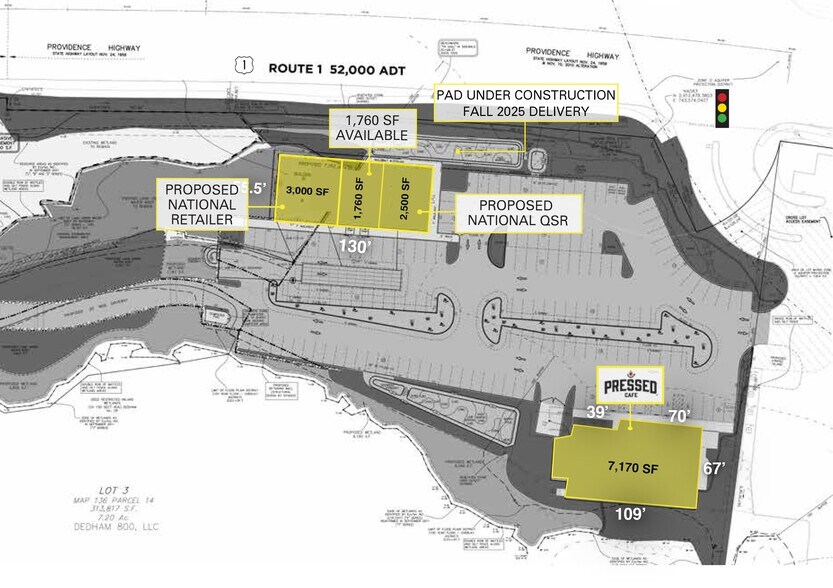 688-750 Providence Hwy, Dedham, MA à louer - Photo de l’immeuble – Image 2 sur 5