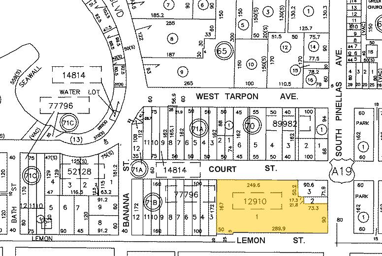 116 S Pinellas Ave, Tarpon Springs, FL à louer - Plan cadastral – Image 2 sur 16