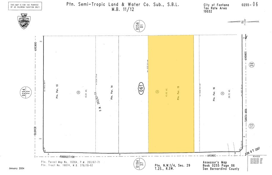 10681 Production Ave, Fontana, CA à louer - Plan cadastral – Image 2 sur 33