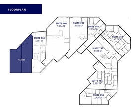 732-756 Goddard Ave, Chesterfield, MO à louer Plan d’étage– Image 1 sur 1