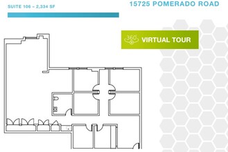 15721-15725 Pomerado Rd, Poway, CA à louer Plan d’étage– Image 1 sur 1