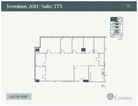 3280 Peachtree Rd, Atlanta, GA à louer Plan d’étage– Image 1 sur 1