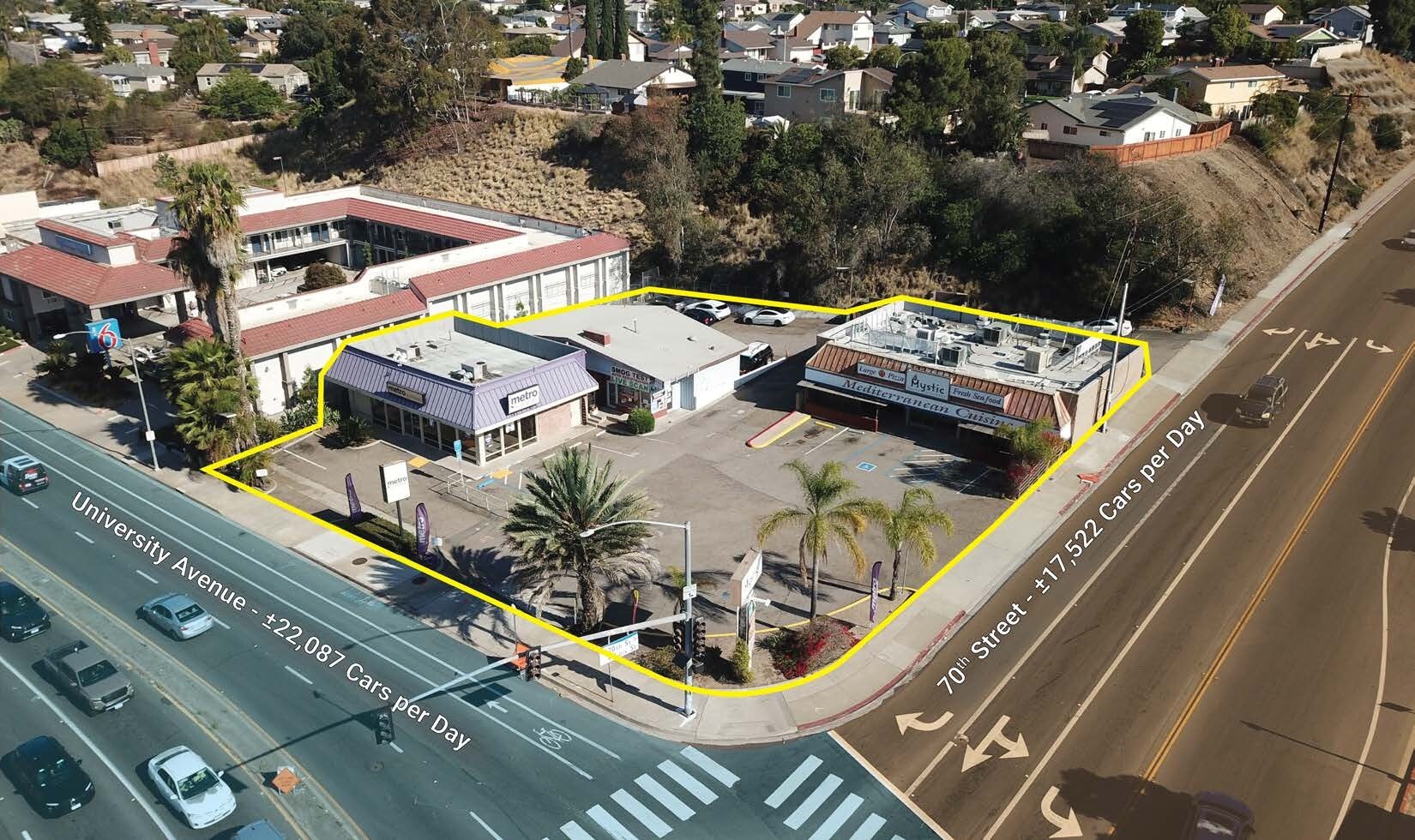 6970-6990 University Ave, La Mesa, CA à louer Photo de l’immeuble– Image 1 sur 5