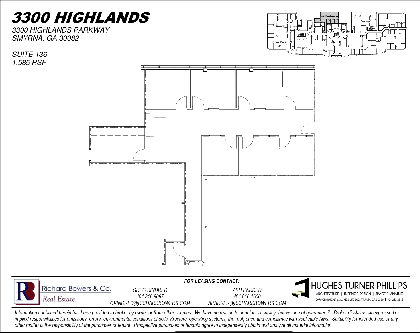 3300 Highlands Pky, Smyrna, GA à louer Plan d’étage– Image 1 sur 1