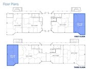 First and Third Floor Plan