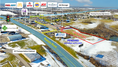 Brookhaven Dr, Flemingsburg, KY - Vue aérienne  vue de carte