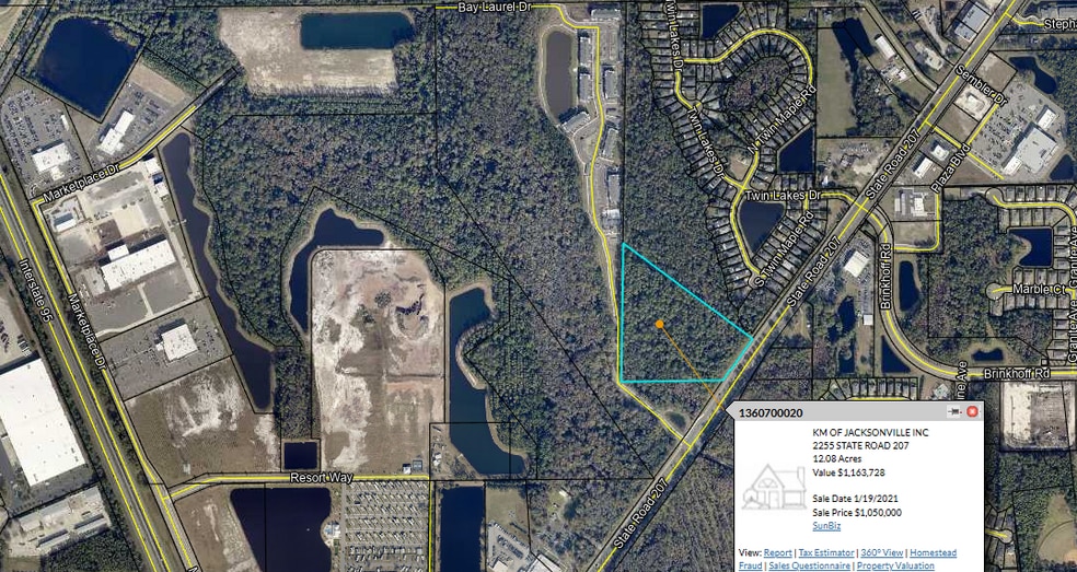 2255 State Road 207, Saint Augustine, FL à vendre - Aérien – Image 1 sur 2