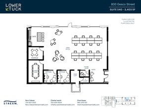 800 Gesco St, Charlotte, NC à louer Plan d’étage– Image 1 sur 1
