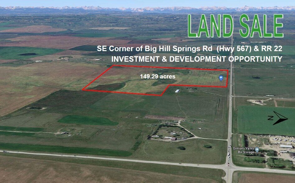 Big Hill Springs Rd, Rocky View No 44, AB à vendre - Photo de l’immeuble – Image 2 sur 9