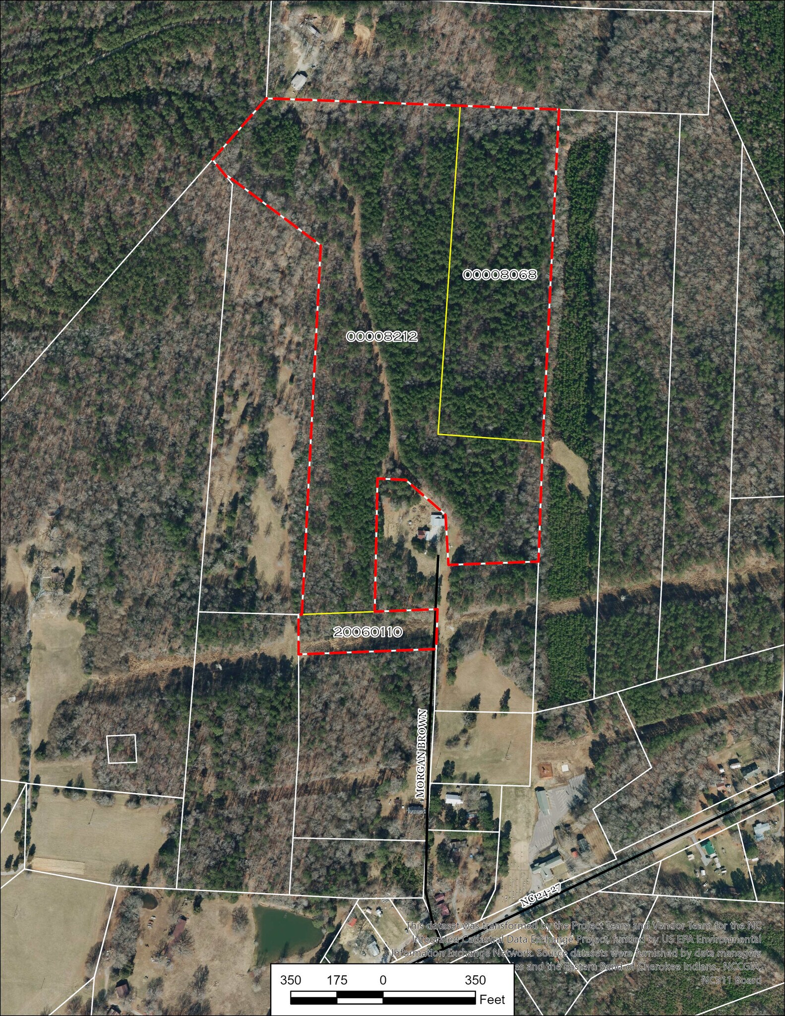 Morgan Brown Rd, Eagle Springs, NC à vendre Aérien– Image 1 sur 2