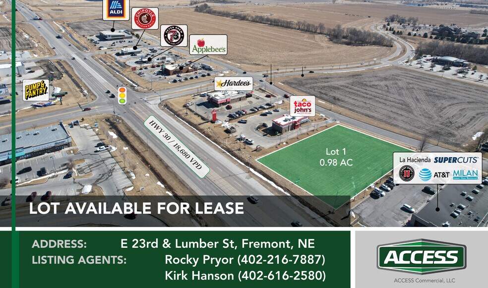 23rd and Lumber St., Fremont, NE à louer - Photo principale – Image 1 sur 3
