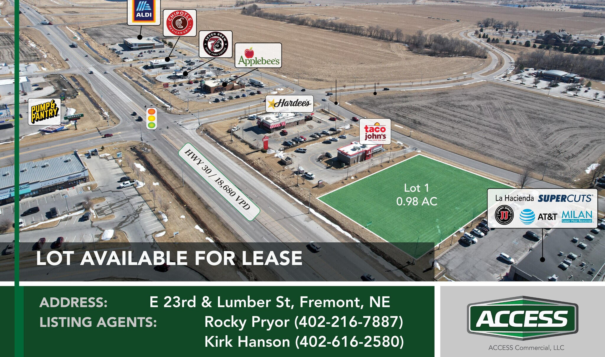 23rd and Lumber St., Fremont, NE à louer Photo principale– Image 1 sur 4