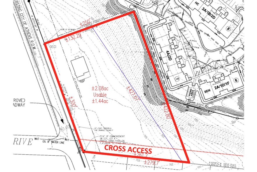 French Farms Boulevard, Athens, AL à vendre - Plan cadastral – Image 3 sur 3
