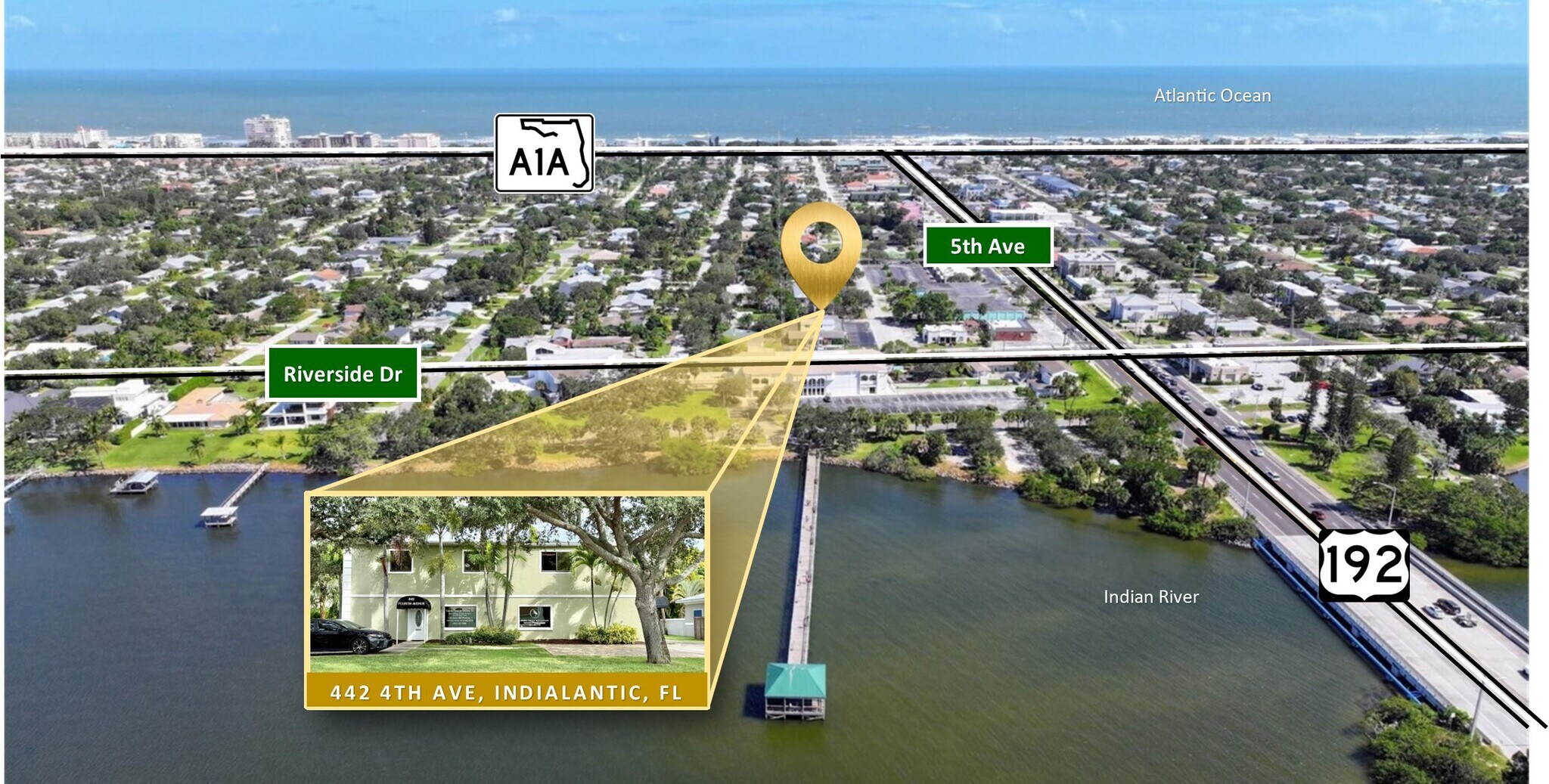 442 4th Ave, Indialantic, FL à louer Aérien– Image 1 sur 34