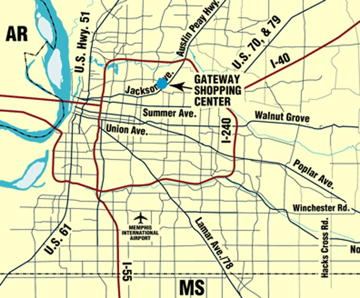 3260 Jackson Ave, Memphis, TN à louer - Plan de site – Image 2 sur 4