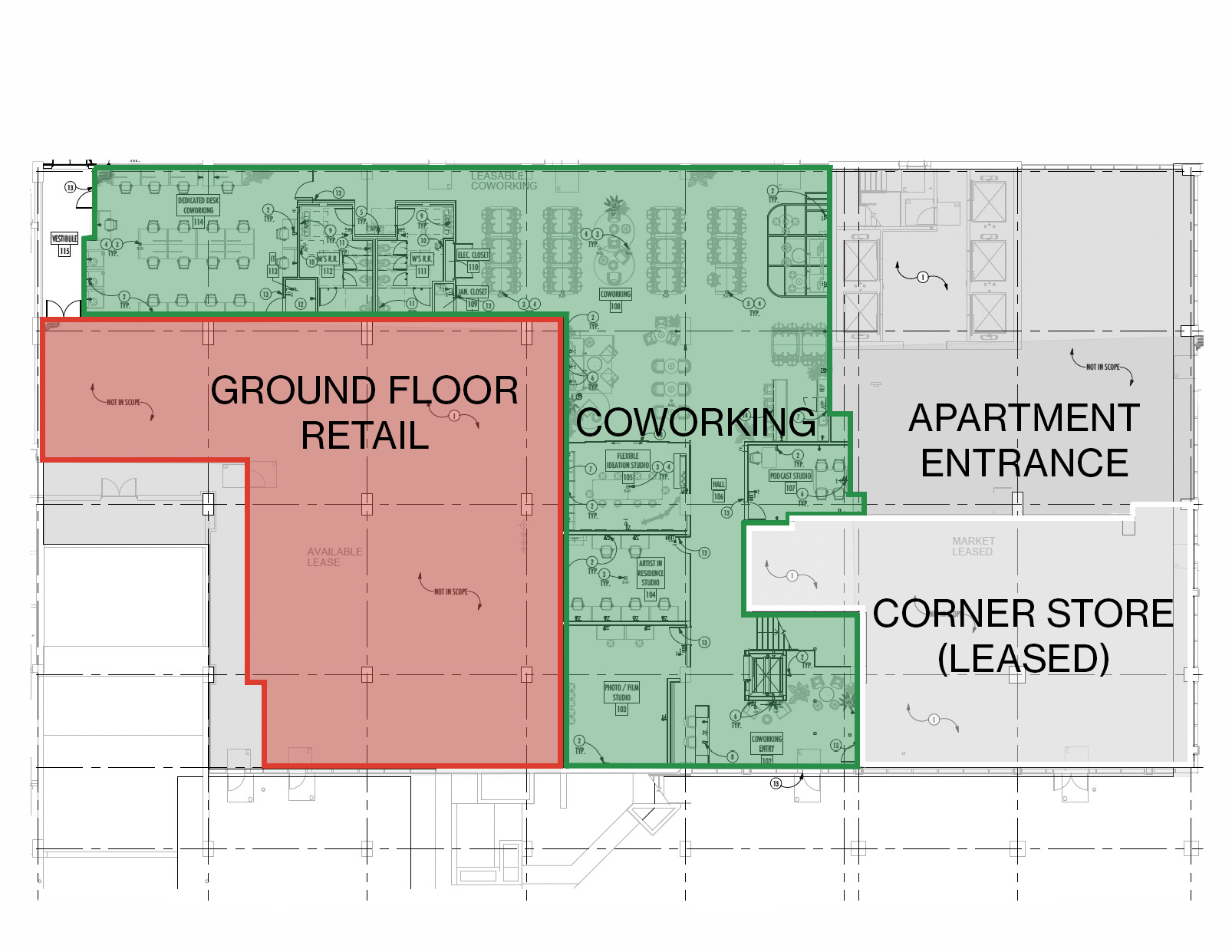 200 W Monroe St, Phoenix, AZ à louer Plan d’étage– Image 1 sur 1