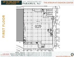 34 E Ridgewood Ave, Paramus, NJ à louer Plan d’étage– Image 1 sur 2