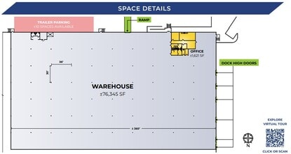 6301 E 10th Ave, Hialeah, FL à louer Plan d’étage– Image 2 sur 2