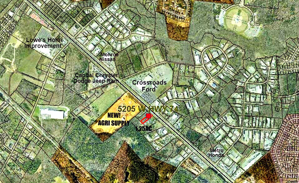 5205 W Highway 74, Monroe, NC à vendre - Aérien – Image 3 sur 3