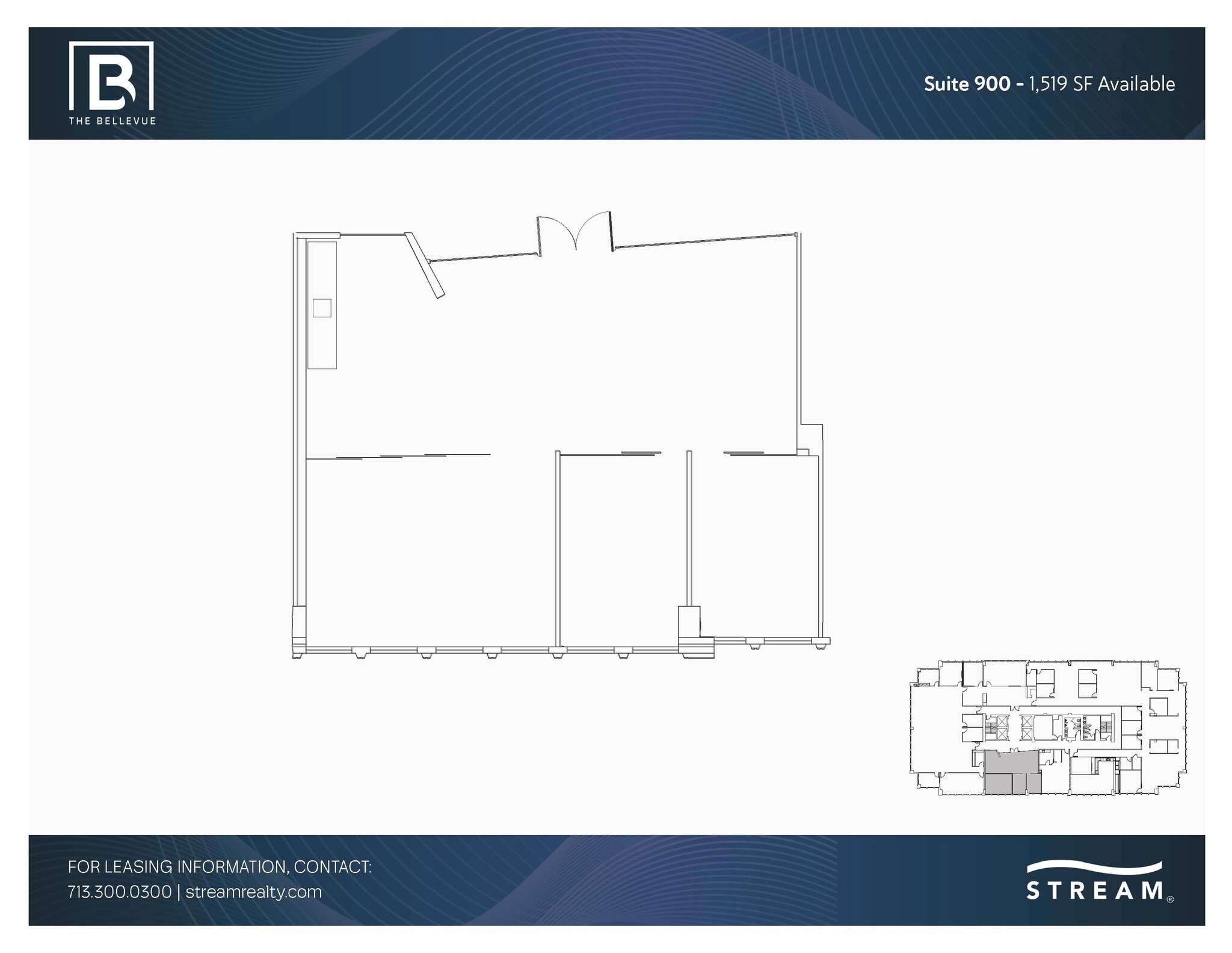 2323 S Shepherd Dr, Houston, TX à louer Plan d’étage– Image 1 sur 1