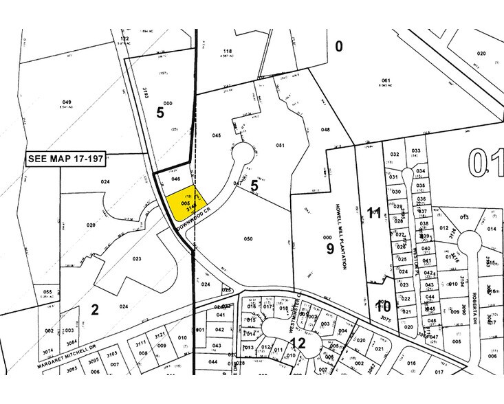 3200 Downwood Cir NW, Atlanta, GA à louer - Plan cadastral – Image 2 sur 5