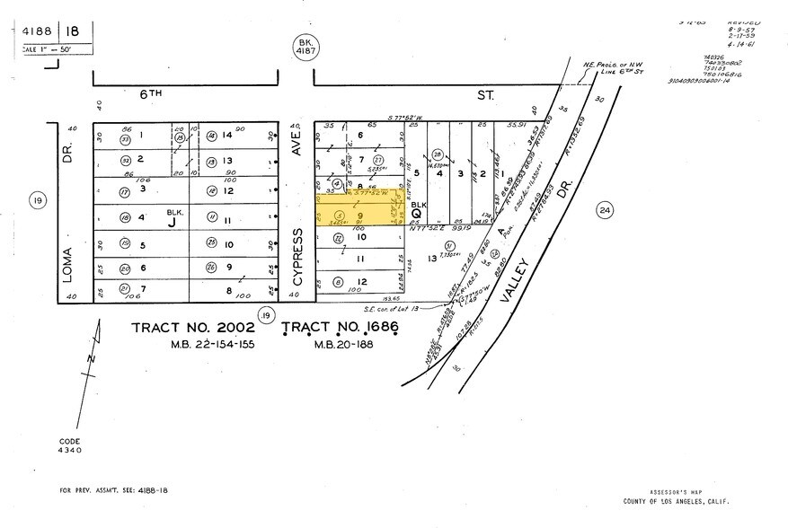 530 Cypress Ave, Hermosa Beach, CA à louer - Plan cadastral – Image 2 sur 4