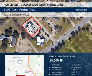 Plus de détails pour 1103 Rock Prairie Rd, College Station, TX - Bureau à louer