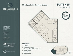 2415 E Camelback Rd, Phoenix, AZ à louer Plan d’étage– Image 1 sur 1