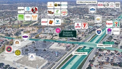 6430 S Interstate 35, Austin, TX - Vue aérienne  vue de carte - Image1