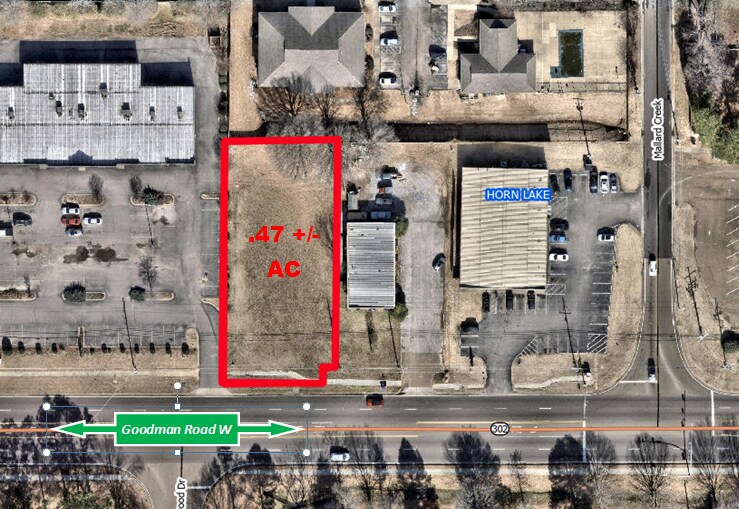 Lot 20 Goodman Road West, Horn Lake, MS à vendre Photo principale– Image 1 sur 3