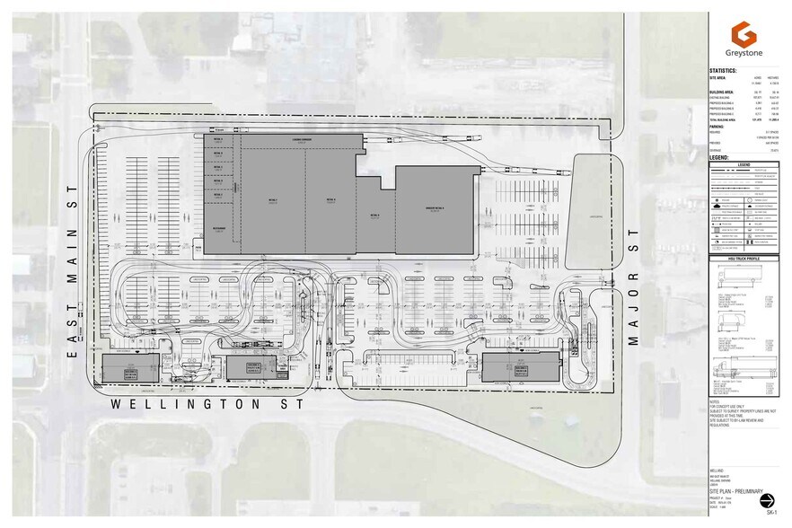 980 E Main St, Welland, ON à louer - Plan de site – Image 2 sur 3
