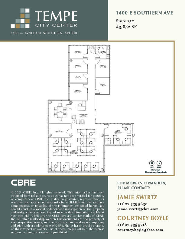 1400 E Southern Ave, Tempe, AZ à louer Plan d’étage– Image 1 sur 4