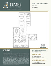 1400 E Southern Ave, Tempe, AZ à louer Plan d’étage– Image 1 sur 4