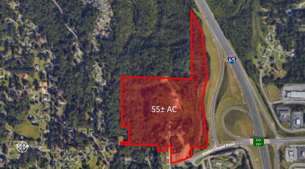 Walker Chapel Road, Fultondale, AL à vendre - Aérien – Image 2 sur 3