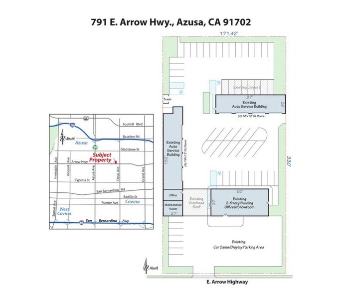 791 E Arrow Hwy, Azusa, CA à louer - Photo de l’immeuble – Image 1 sur 12