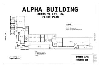 204 W Main St, Grass Valley, CA à louer Plan de site– Image 2 sur 9