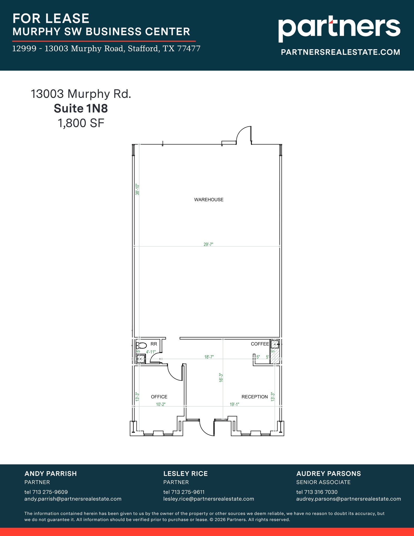 12999-13003 Murphy Rd, Stafford, TX à louer Plan de site– Image 1 sur 1