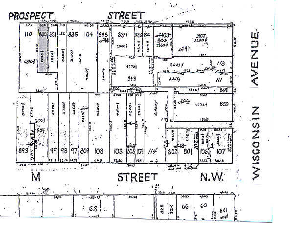 3238 Prospect St NW, Washington, DC à louer - Plan cadastral – Image 2 sur 3